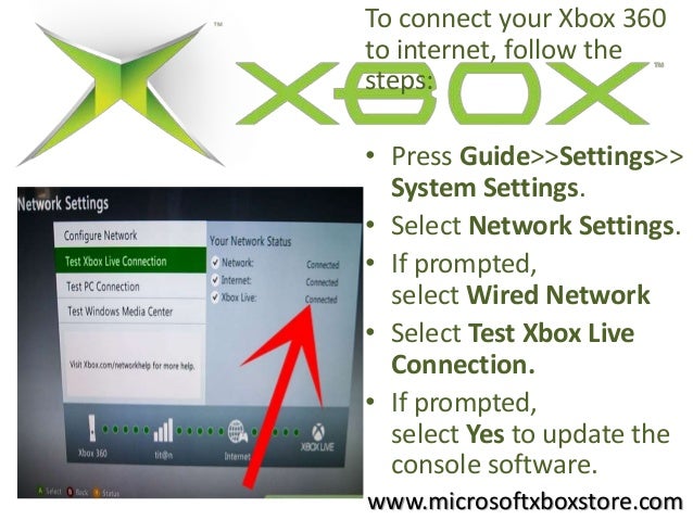 Xbox 360 update guide - How To Connect Internet To Your Xbox 360