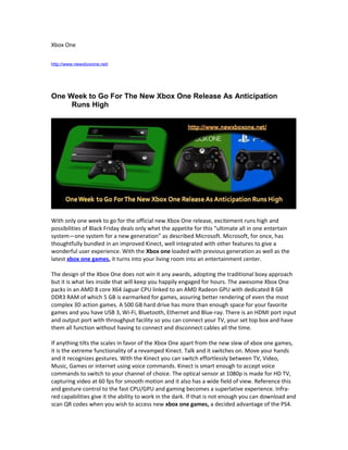 Xbox One or PS4 [PlayStation 4]: Which New Video Game Console Should You  Buy? A Comparison of Xbox 1 and PS4 Price, Features, Specs, Games and  Release Dates eBook por Eric Michael 