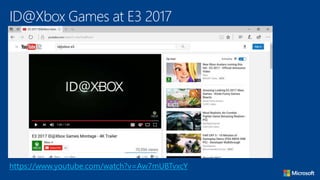 ID@Xbox Games at E3 2017
https://www.youtube.com/watch?v=Aw7mUBTvxcY
 