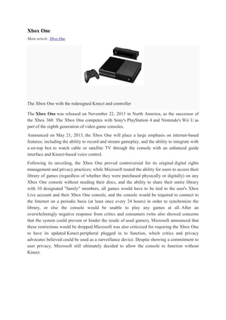 Xbox One S User Guide.pdf Xbox system | PDF