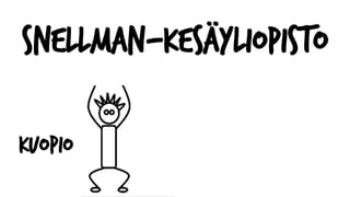 Snellman-kesäyliopisto
Kuopio
 