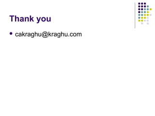 Thank you
 cakraghu@kraghu.com
 