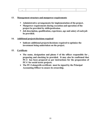 Pc i (social sector) | DOC