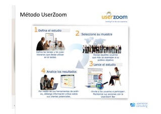 www.xperienceconsulting.com




6
6
                                  Método	
  UserZoom	
  
 