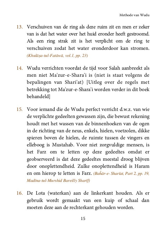 Methode Van Wudu