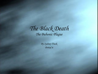 The Black Death The Bubonic Plague By Sydney Trask Period 6 