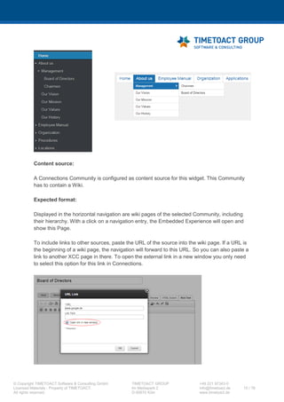 XCC Technical User’s Guide
XCC_R_10.0.0
15 / 79
5 If you select „Generate Unique Ports“ it may happen that you need to adjust the virutal
ports. Click „Next“.
6 Click „Finish“ and after page reload „Save directly to the master configuration“. To finish
this process you have to synchronize the nodes first and start the server afterwards.
 