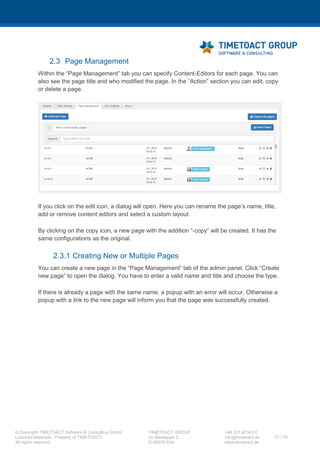 XCC Technical User’s Guide
XCC_R_10.0.0
17 / 79
3 Now click on the Cluster/ AppServer, where you have mapped and installed the XCC
application.
4 Click on Diagnostic Trace under General
Properties.
5 Now click on the Runtime Tab (we do not
recommend to use XCC in production
with trace level set to FINEST, so please
make sure XCC WebSphere Application Server is be
restarted after
you are done with analyzing errors).
6 In the Additional Properties section
please click on Change log detail levels.
7 On the next page please open the Components
and Groups section.
 