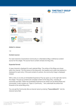 XCC Technical User’s Guide
XCC_R_10.0.0
38 / 79
8 Open the data source XCC and navigate to Additional Properties > Custom Properties
9 Change property resultSetHoldability to value 1 (type: Integer)
10 Create a new property downgradeHoldCursorsUnderXa and set its value to true (type: Boolean)
11 Open the data source XCC and navigate to Connection Pool Properties
11 Change the value of Maximum connections to 100 and the value of Minimum connections to 10.
 