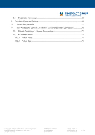 XCC Technical User’s Guide
XCC_R_10.0.0
4 / 79
9.1 Access XCC application (on premise mode) .............................................................................. 76
9.2 Access XCC application (flyout mode)....................................................................................... 76
9.3 Access XCC application (cloud mode)........................................................................................ 77
9.4 Access XCC application (community mode).............................................................................. 77
9.5 Access XCC application (anonymous mode).............................................................................. 78
9.6 Access XCC application (mobile mode) ..................................................................................... 79
 