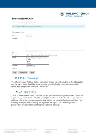 XCC Technical User’s Guide
XCC_R_10.0.0
74 / 79
All pages:
You can also export all XCC pages as a zip file. To do so, please open XCC in your browser as an
administrative user and click on Customize. Go to the tab Page Management and click on Export all
pages.
 