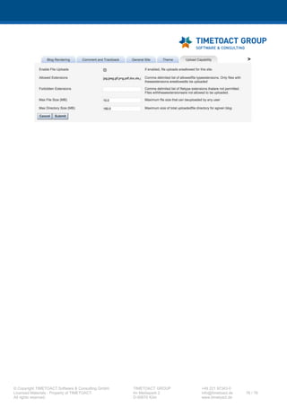 XCC Technical User’s Guide
XCC_R_10.0.0
76 / 79
9 Operation
9.1 Access XCC application (on premise mode)
You can access XCC in your browser with the following URL:
https://<YOUR_SERVER>/xcc/main?page=<PAGENAME>
If you have the role CONTENT MASTER or ADMIN, you will see the Customize button.
9.2 Access XCC application (flyout mode)
You can access XCC in your browser with the following URL:
https://<YOUR_SERVER>/xcc/flyout or by using the configured Connections flyout menu.
 