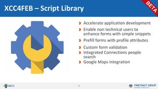 8
FEB4ICEC – Data Widget List Layout
Create new data and edit existing data
Filter and search data
Detail view
 
