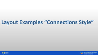 Layout Examples “Connections Style”
 