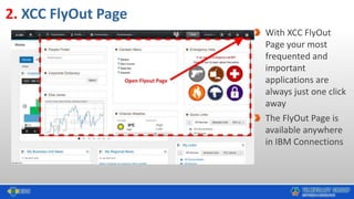 2. XCC FlyOut Page
With XCC FlyOut
Page your most
frequented and
important
applications are
always just one click
away
The...