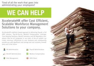 Xccelerate Xccelerate E Brochure | PDF