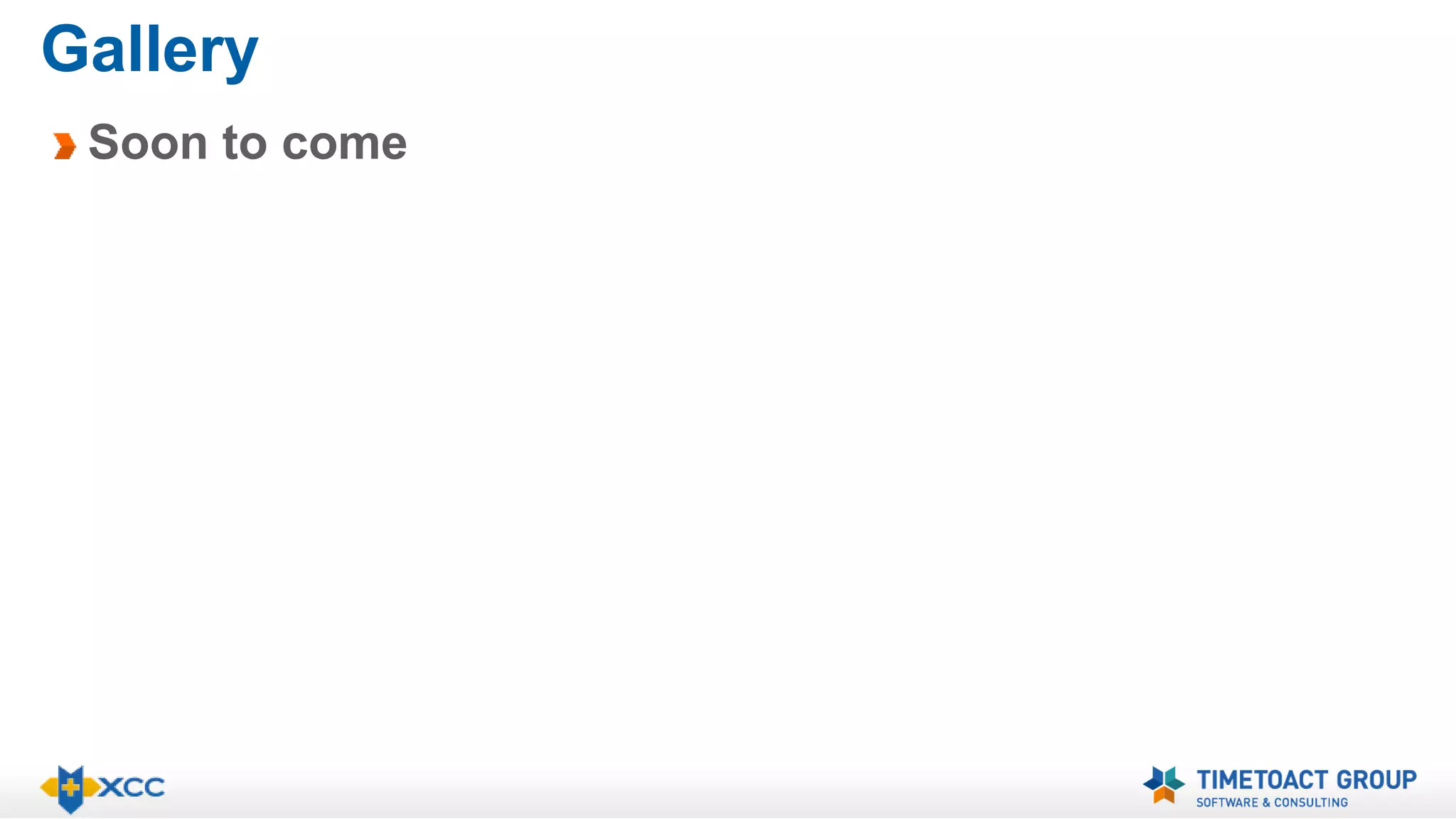 Gallery 
Soon to come 
 