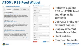 Ideation Blog Widget
Bringing innovation
management to the
front page
Directly voting for
idea on page
Show latest or
selected ideas
Personalize content
Limit displayed
entries
 