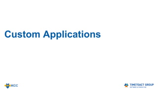 XCC Access Rights (XCC ≤ 7.0)
Authenticated Reader
(Browser or Mobile)
Read Pages
Comment, Like, Participate, Vote
Page Editor
On Assigned Pages: Edit Widget Properties; Select and Publish Content;
Access "Widgets" and "Page Settings" Tabs; Add, Remove Widgets; Edit Page
Title; Change Grid Template; Change CSS/Layout; Assign ‘Page Editors’
Web Master
Access "Page Management" and "XCC Settings” Tab on All Pages;
Create, Delete, Duplicate, Export and Import Pages; Assign ‘Page Editors;
Edit Page ID; Define Page Editors; Personalize Landing Page;
Download, Upload, Delete CSS Files, Graphic Files, Custom JavaScript, and Language Files;
Admin
Access “XCC System Configuration”;
Set Application Path; Define Backup; Mobile Apps Configuration;
Customize Personalization Attribute List;
En- & Disable Anonymous Access & Define Run As User
 