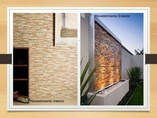 Revestimiento Interior
Revestimiento Exterior
 