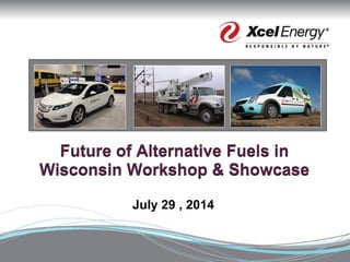 Future of Alternative Fuels in
Wisconsin Workshop & Showcase
July 29 , 2014
 
