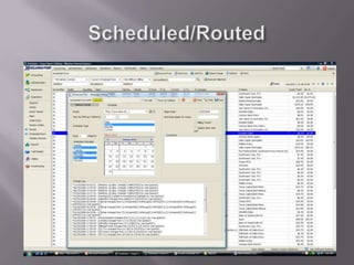 Scheduled/Routed