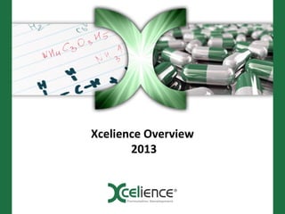 Xcelience Overview
       2013
 