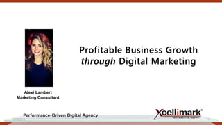 Profitable Business Growth
through Digital Marketing
12/8/2015 1
Alexi Lambert
Marketing Consultant
 