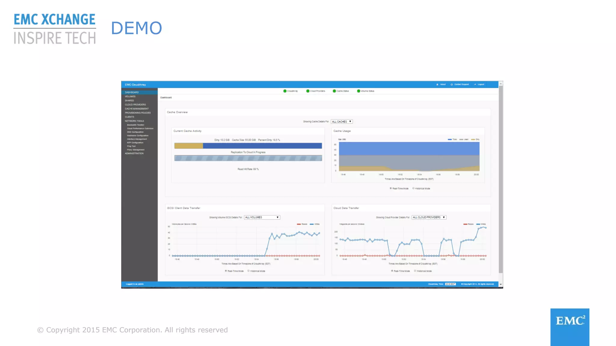 © Copyright 2015 EMC Corporation. All rights reserved© Copyright 2015 EMC Corporation. All rights reserved
DEMO
 