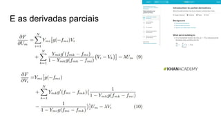 E as derivadas parciais
 