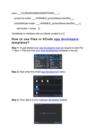 XCode Templates tutorial – How To Create Custom Template Step By Step.pdf
