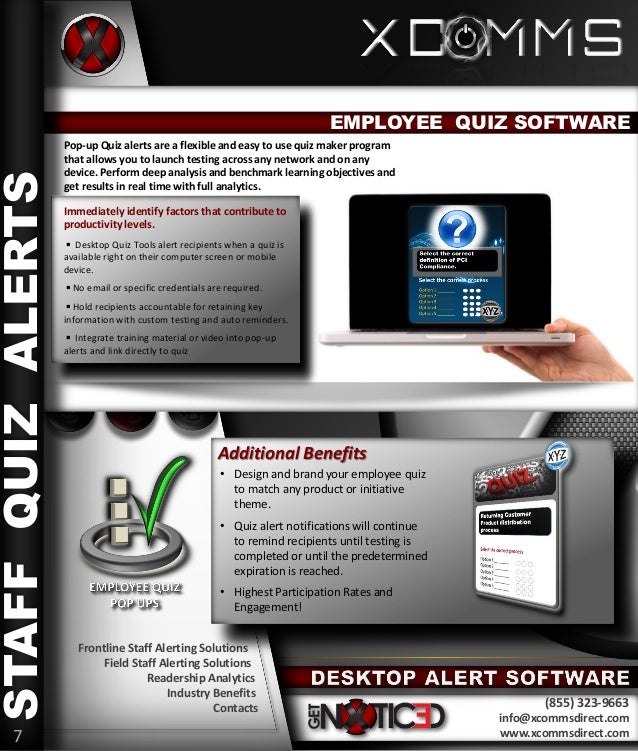 Desktop Alert Software For Internal Communication Send customizable…