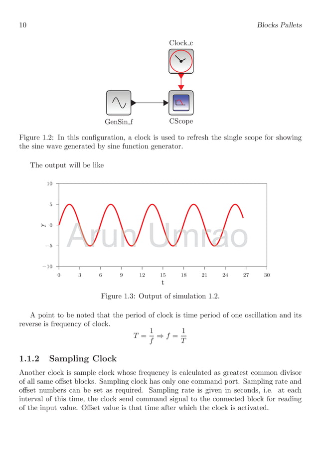 Notes and Description for Xcos Scilab Block Simulation with Suitable ...