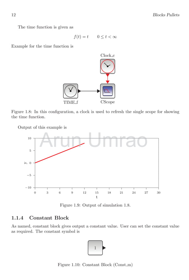 Notes and Description for Xcos Scilab Block Simulation with Suitable ...