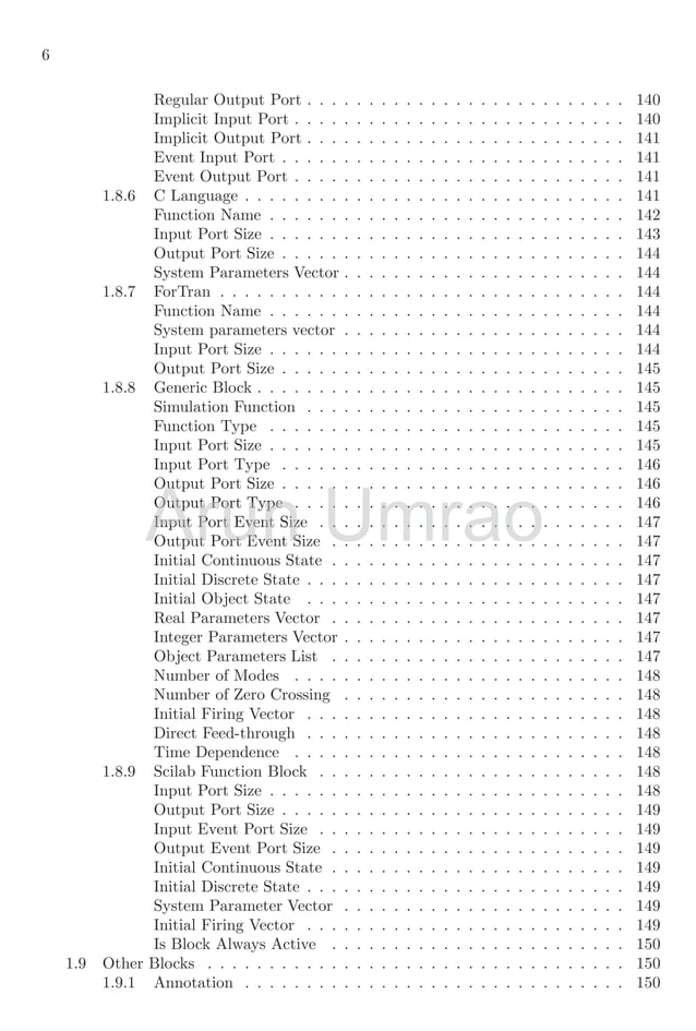 Notes and Description for Xcos Scilab Block Simulation with Suitable ...