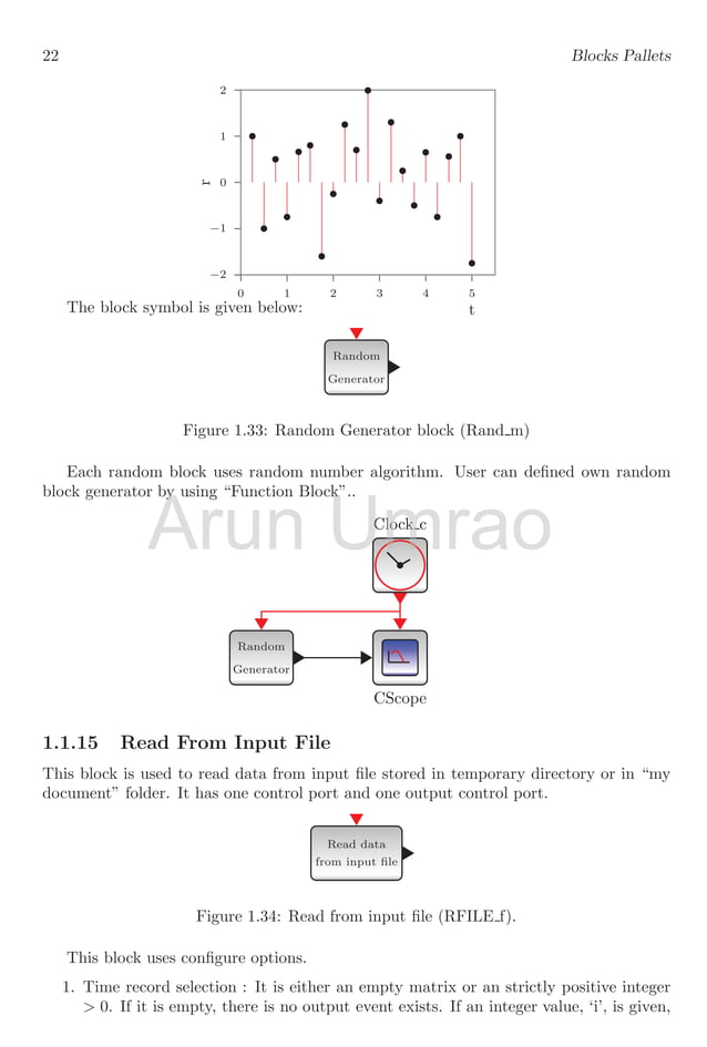Notes and Description for Xcos Scilab Block Simulation with Suitable ...
