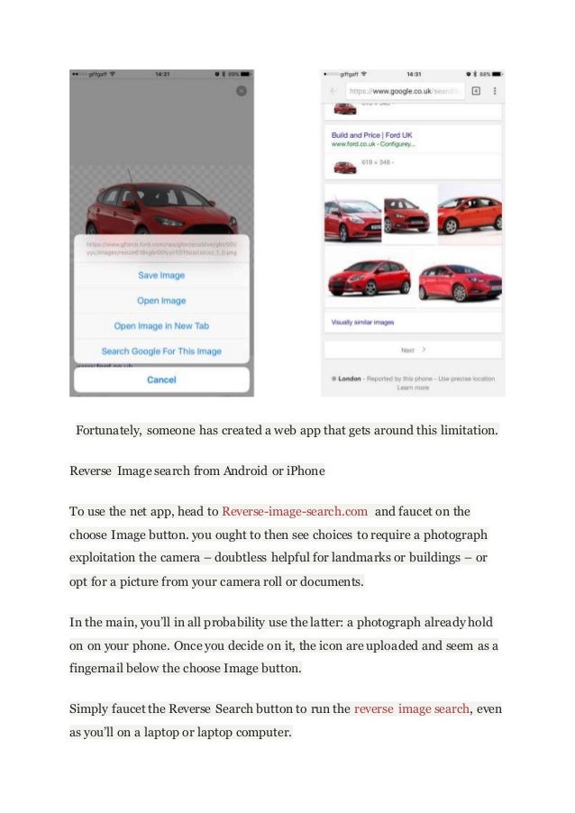 How to do a reverse image search from android or i phone simply in go… How to do a reverse image search from android or i phone simply in go…