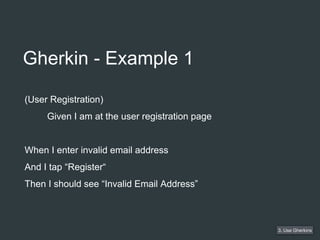 Gherkin Api Syntax iOS Automation: XCUITest + Gherkin | PPTX