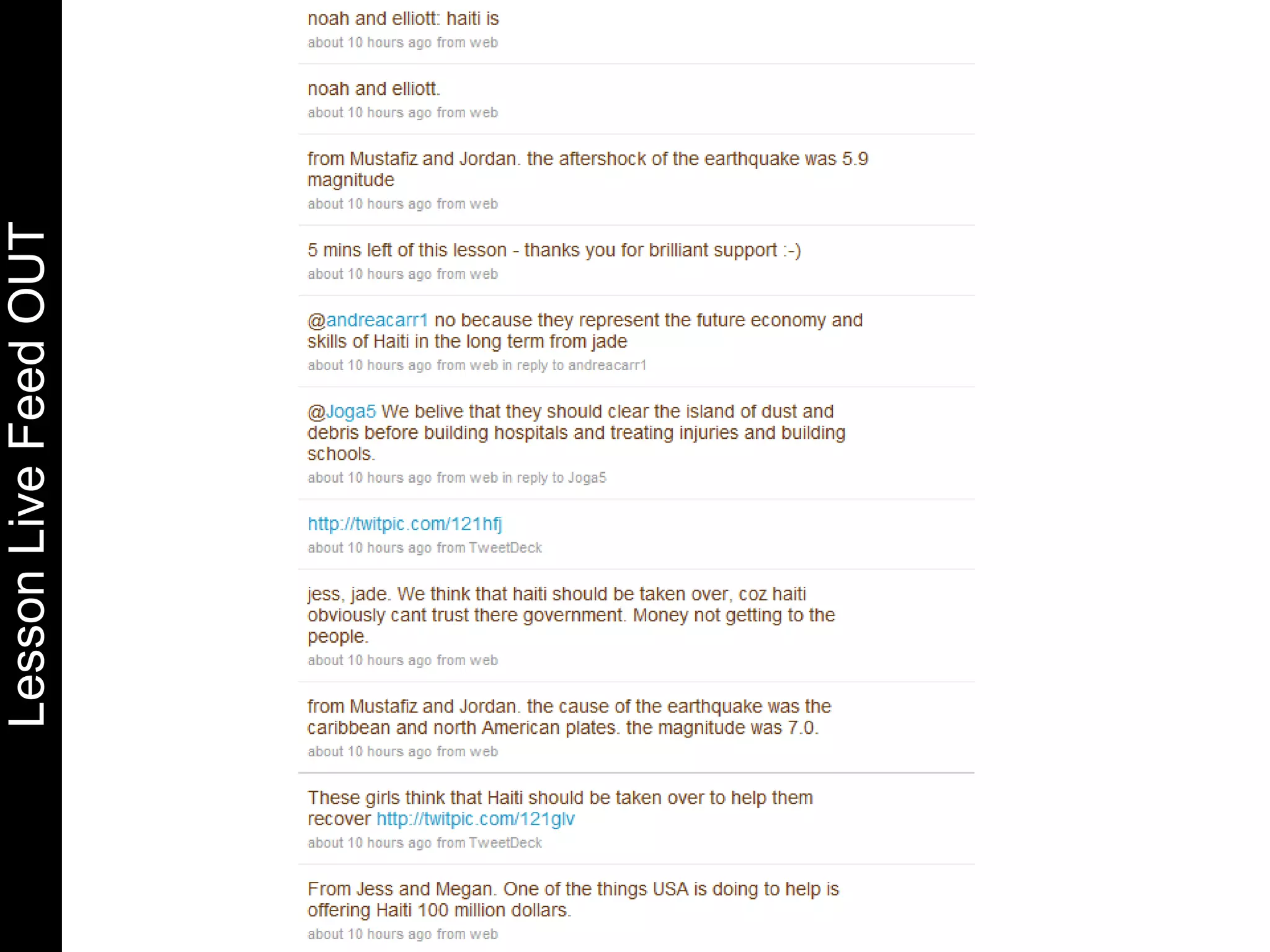 You are going to research these questionsEmail drogers with your work (no full names)If you find something interesting talk to my Twitter network
