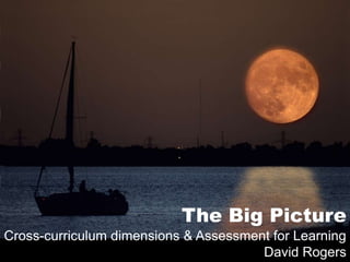 The Big Picture Cross-curriculum dimensions & Assessment for Learning David Rogers 