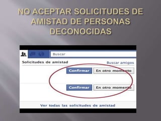 decalogo de normas de internet y facebook