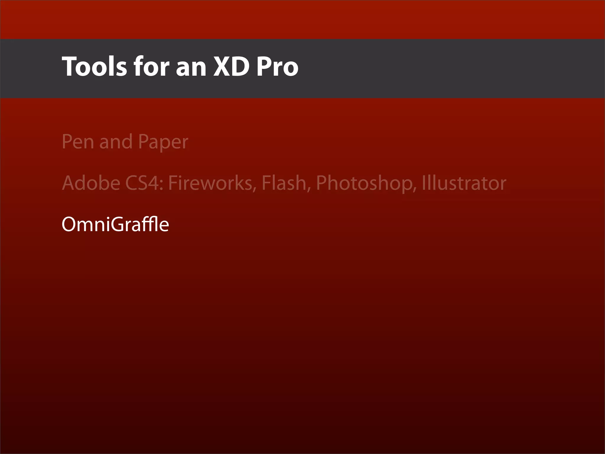 Erik Loehfelm - Experience Design with Flash Catalyst and Flex Gumbo