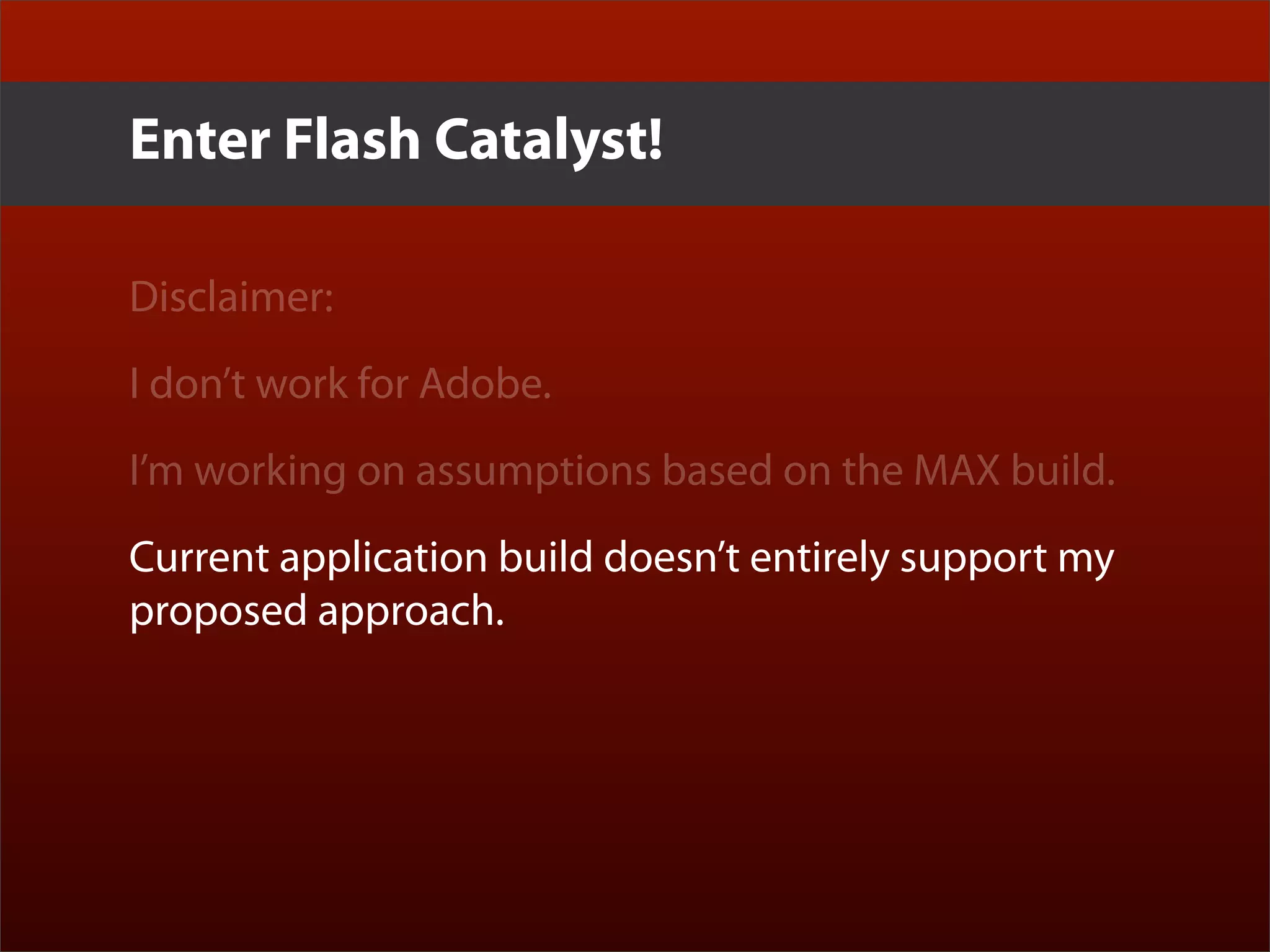 Erik Loehfelm - Experience Design with Flash Catalyst and Flex Gumbo