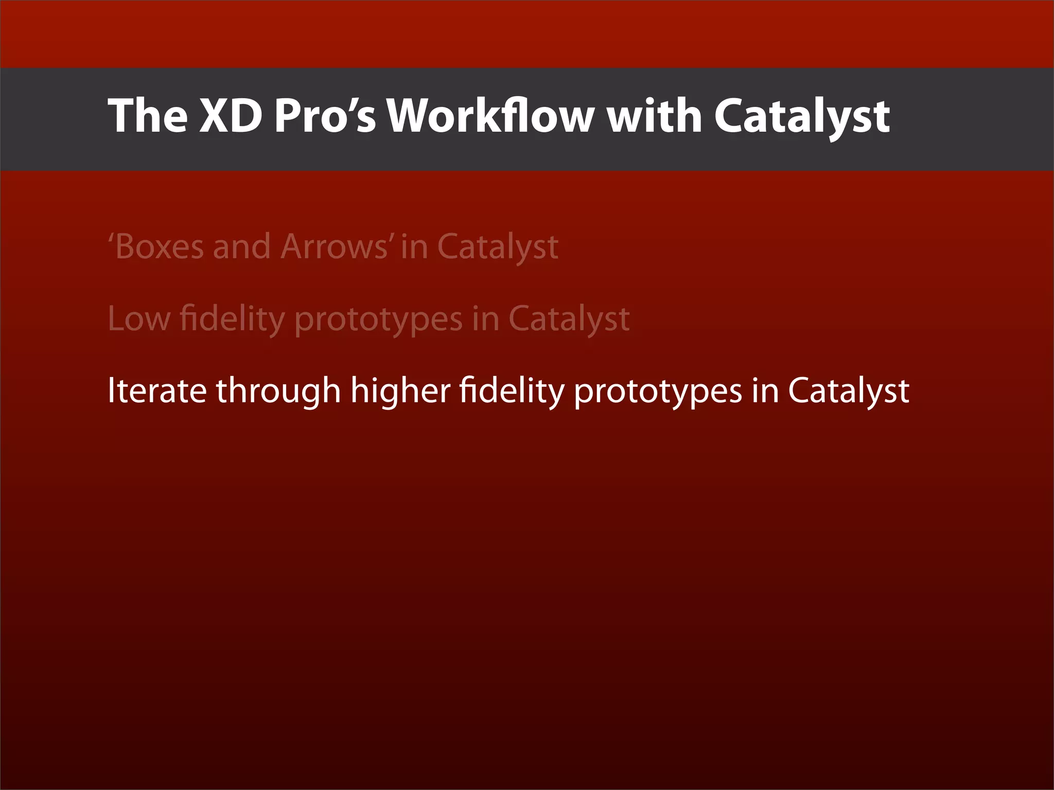Erik Loehfelm - Experience Design with Flash Catalyst and Flex Gumbo