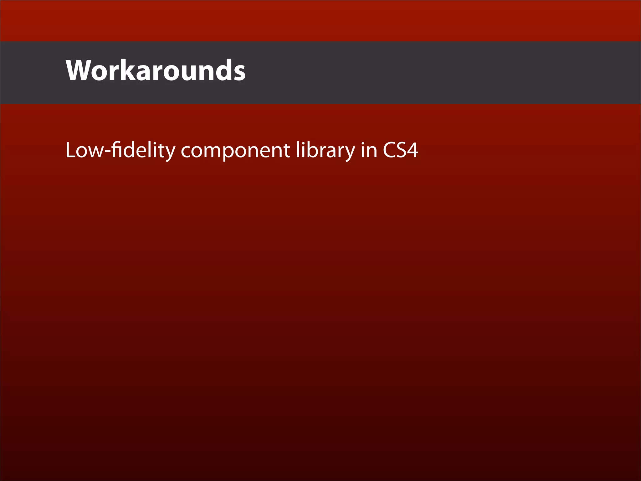 Erik Loehfelm - Experience Design with Flash Catalyst and Flex Gumbo
