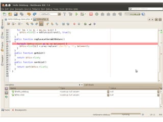 Supporto avanzato PHP: Editor con evidenziatore di sintassi e autocompletamento