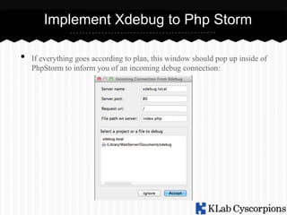 X-Debug in Php Storm | PDF