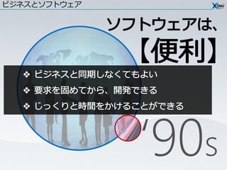 ビジネスとソフトウェア




              ‘90s
 