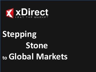 Registered address:
Ebène House, 3rd Floor
33 Cybercity, Ebène, Mauritius
Xeta Direct Ltd.
Company number:
094334 C1/GBL
Xeta Direct Ltd.
Company number:
094334 C1/GBL
Stepping
Stone
to Global Markets
 