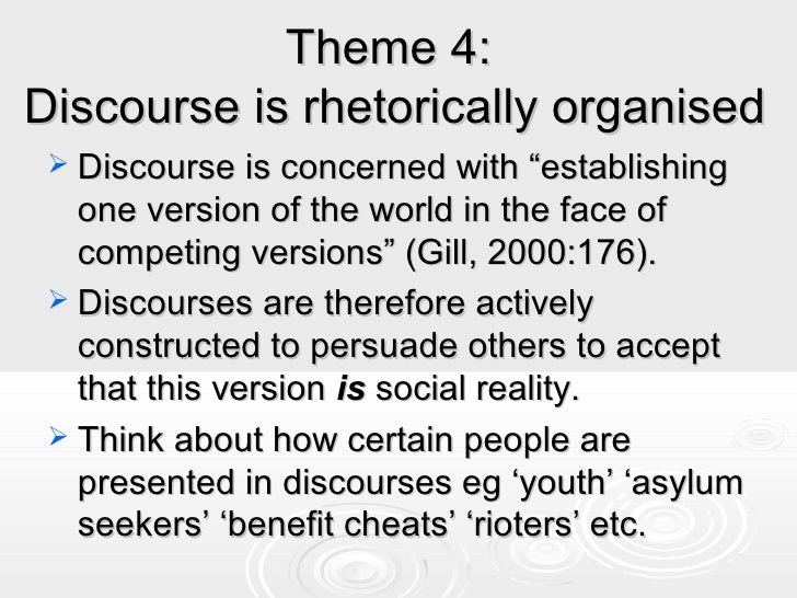 Discursive strategy foucault